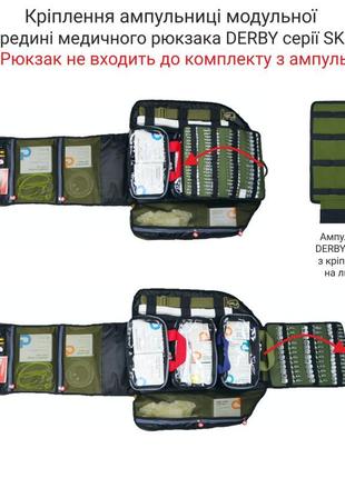 Ампульниця модульна на 136 ампул derby am-136 олива5 фото