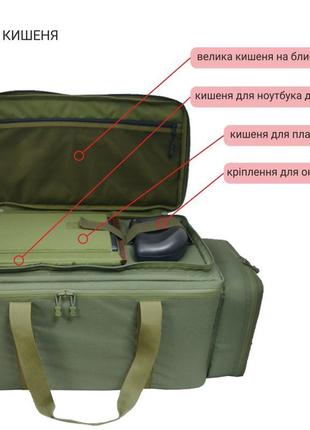 Сумка-рюкзак для дронів derby dronocase 60l олива6 фото