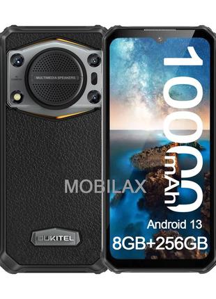 Смартфон защищенный противоударный oukitel wp22 8/256gb, 10000 mah, камера ночного видения