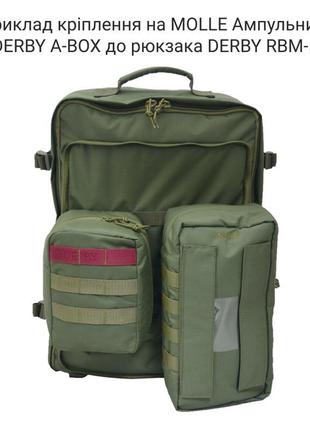Комплект медика рюкзак тактичний 4в1 derby rbm-5 + a-box + am-...7 фото