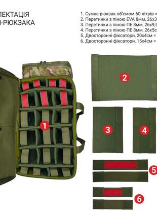 Сумка-рюкзак для дронів derby dronocase 60l мультикам3 фото