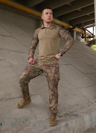 Тактичний костюм (штани+убакс) combat multicam1 фото