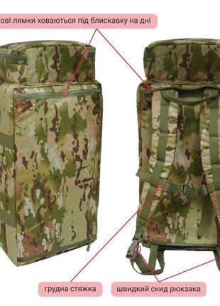 Сумка-рюкзак для дронів derby dronocase 60l мультикам9 фото