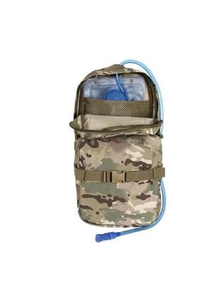Multicam рюкзак на плитоношку з гідратором / штурмова панель