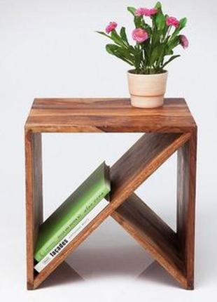 Журнальний столик дерев'яний. стіл кавовий з натурального дере...