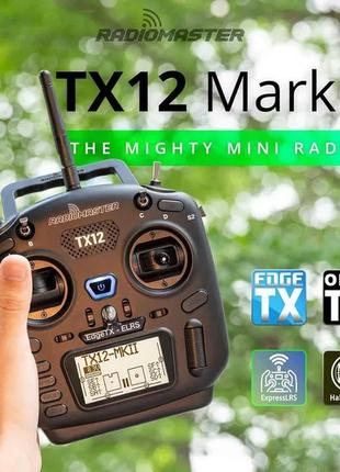 Пульт керування radiomaster tx12 mkii для fpv дронів (tx12-mki...1 фото