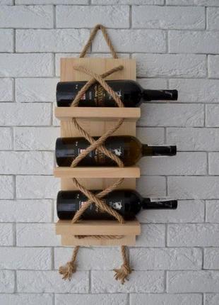 Полиця для вина міні-бар, полка для вина, підставка для пляшок...