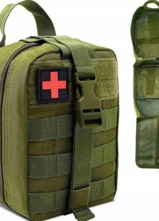 Тактична сумка-аптечка рятувальна. медичний військовий підсумо...2 фото