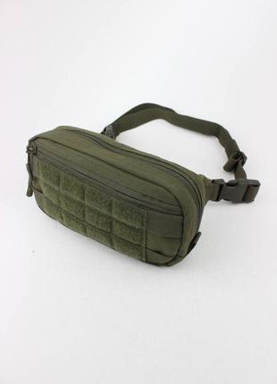 Тактична сумка-бананка mil-tec fanny pack molle олива. сумка н...