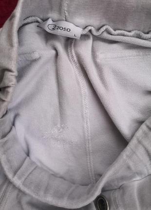 Штаны серый размытый спорт с пуговицами котон турция l/xl5 фото
