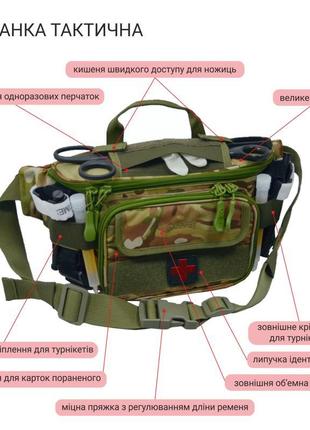 Сумка поясна бананка медична derby crossbag-1 мультикам3 фото