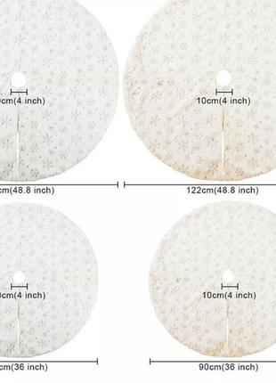 Килимок під ялинку, різдвяні спідниця під ялинку, спідниця під...3 фото