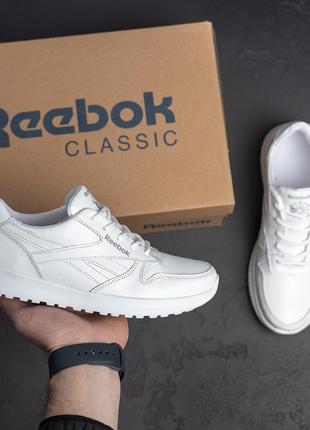 Підліткові шкіряні кросівки reebok8 фото