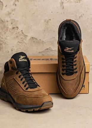 Чоловічі зимові черевики reebok classic olive8 фото