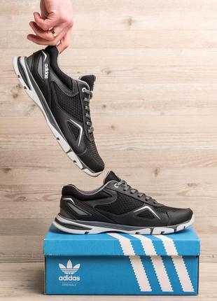 Чоловічі кросівки літні сітка adidas tech flex7 фото