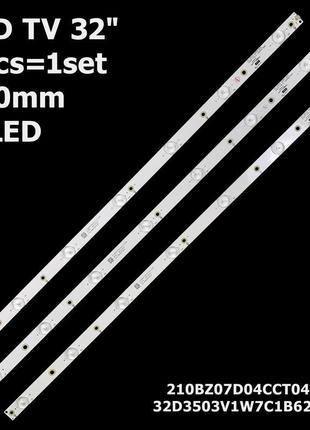 Led підсвітка tv lg 32" 7-led 620mm 3v lb32080 e465853, e34937...