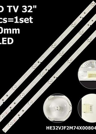 Led підсвітка tv 32" he32vjf2m74x00804787 left blue-32d3006v2w...