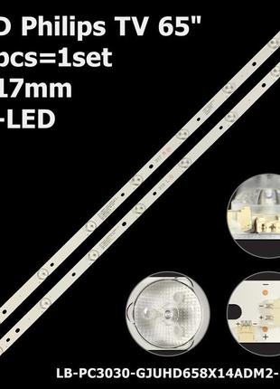 Led підсвітка philips tv 65" 65puf66061/t3 65puf5656 65puf6701...