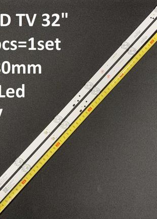 Led підсвітка tv 32“ 3v 6-led vinga l32hd21b 94v-0 e493538 jf-...