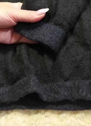 Пуловер свитер гольф кофта джемпер черный  свитшот3 фото