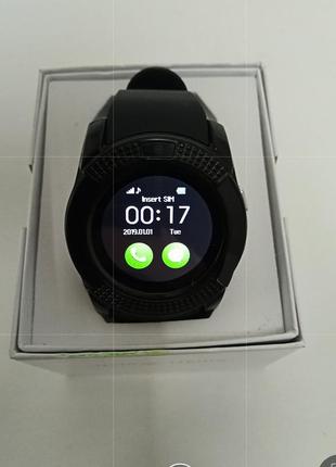 Смарт-годинник smart watch v8 black1 фото