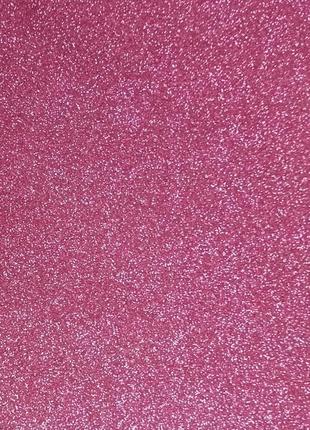 Фоамиран глиттерный а4 1,7 мм светло-розовый
