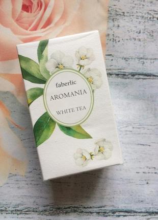 Туалетна вода для жінок aromania white tea faberlic