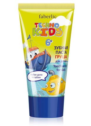 Зубна паста для дітей «груша» techno kids faberlic1 фото