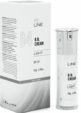 Тональний, зволожуючий крем з spf30 bb cream spf30 light me line