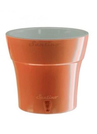 Горщик для квітів santino dali, 2 л, персик-сірий