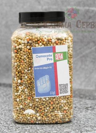 Добриво osmocote (осмокот) pro 3-4 м, 1 кг (пет банку) 19+9+10...