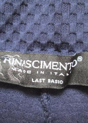 Шикарные фактурные плотные стрейчевые брюки скинни темно-синие rina scimento италия8 фото