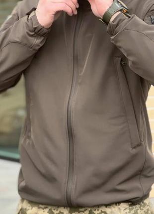 Куртка софтшел олива літо мілітарі2 фото
