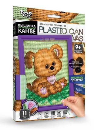 Вишивка на пластиковій канві з багетною рамкою danko toys plas...