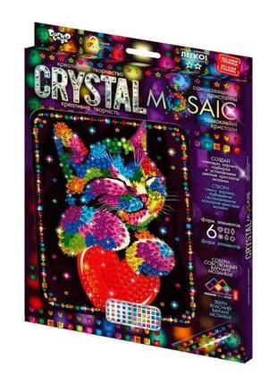 Набір алмазної мозаїки вишивки crystal mosaic самоклеючі страз...