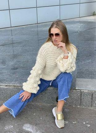 Шикарний вовняний светр італія люкс якості4 фото