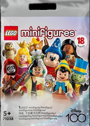 Lego минифигурки серія disney 100 71038