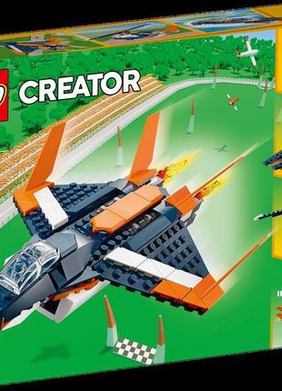 Lego лего creator 3-in-1 надзвуковий літак 31126 (215 деталей)...
