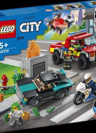 Lego® сіty 60319 лего сити пожежна рятувальна служба і поліцей...