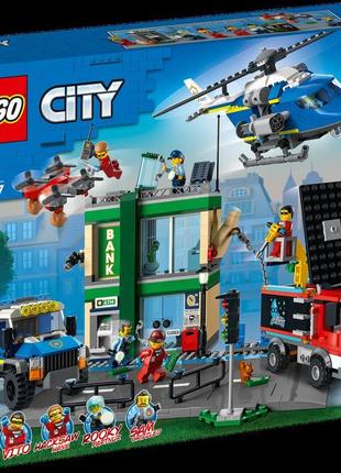 Lego лего сity погоня поліції в банку 60317 (915 деталей) bric...