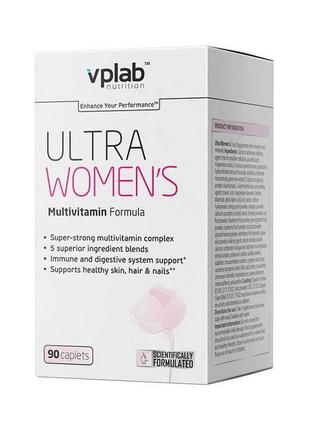 Мультивітаміни для жінок ultra women's (90 caplets), бэт ssmag...