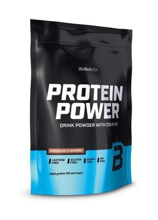 Протеїновий комплекс protein power (1 кг strawberry banana), b...