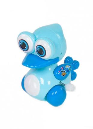 Заводна іграшка "каченя" 6630 (блакитний) ssmag.com.ua1 фото