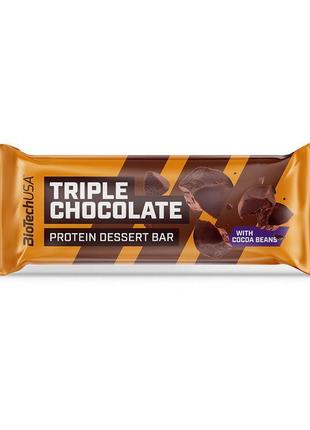 Протеїновий батончик protein dessert bar (triple chocolate) 50...