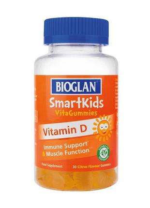 Вітаміни для дітей smartkids vitamin d (30 gummies, citrus), b...