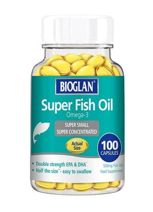 Риб'ячий жир omega-3 для спорту super fish oil omega-3 (100 ca...