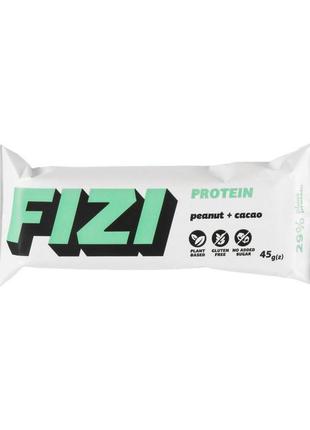 Протеїновий батончик fizi protein bar (peanut + cacao) 45 г ss...