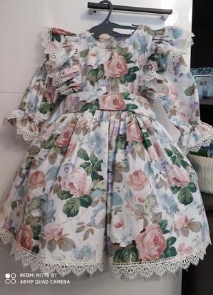 Ніжна сукня( плаття) для донечки1 фото
