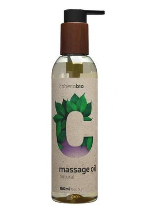 Натуральна масажна олія cobeco bio natural massage oil ssmag.c...