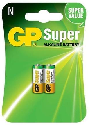 Батарейка gp super alkaline lr1 (2 штуки) ssmag.com.ua